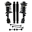2007 Chrysler Town & Country - 8-Piece Kit Front and Rear, Driver and Passenger Side Suspension Kit, Front Wheel Drive, Includes (4) Sway Bar Link and (4) Shock Absorber and Strut Assembly
