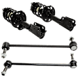 4-Piece Kit Front, Driver and Passenger Side Suspension Kit, Includes (2) Sway Bar Link and (2) Shock Absorber and Strut Assembly