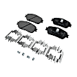 2005 Lexus ES330 - 4-Wheel Set Front and Rear Brake Disc and Pad Kit, Plain Surface, 5 Lugs, Front-295.91 mm/Rear-268.99 mm, Ceramic, 3.3L 6Cyl, Pro-Line Series  Includes (4) Disc and (2) Pad Set