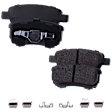 2-Wheel Set Rear Brake Kit With Calipers, Cross-drilled and Slotted 5 Lugs 262 mm Ceramic, Includes (2) Brake Caliper, (2) Brake Disc and (1) Brake Pad Set