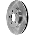 2-Wheel Set Front Brake Kit With Calipers, Plain Surface 5 Lugs 302.77 mm Ceramic, Includes (2) Brake Caliper, (2) Brake Disc and (1) Brake Pad Set