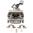 2-Wheel Set Rear Brake Kit With Calipers, Plain Surface 5 Lugs 259.08 mm Ceramic FWD, Includes (2) Caliper, (2) Disc, and (1) Pad Set