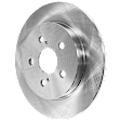 4-Wheel Set Front and Rear Brake Kit With Calipers, Front-Cross-drilled and Slotted/Rear-Plain Surface 5 Lugs Front-275 mm/Rear-259.08 mm Ceramic FWD, Includes (4) Caliper, (4) Disc, and (2) Pad Set