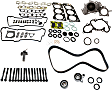 5-Piece Kit Timing Belt Kit, 3.4L, 6Cyl Water Pump Included, Includes (1) Cylinder Head Gasket, (1) Cylinder Head Bolt, (1) Water Pump, (1) Hydraulic Timing Belt Actuator and (1) Timing Belt Kit