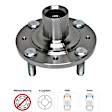 1998 Honda Civic - 2-Wheel Set Front Wheel Hub, Non-ABS, FWD, 4 Lugs, With Bearing,  Includes (1) Wheel Bearing and (1) Wheel Hub