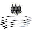 2-Piece Kit Ignition Coil and Spark Plug Kit, Includes (1) Ignition Coil and (1) Spark Plug Wire