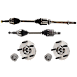 6-Piece Kit Axle Assembly - New 6-Piece Kit, Includes (2) Axle Assembly, (2) Wheel Hub and (2) Wheel Bearing