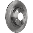 4-Wheel Set Front and Rear Brake Disc and Pad Kit, Plain Surface 279.91 mm, Includes (2) Brake Disc and (1) Brake Pad Set