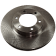 4-Wheel Set Front and Rear Brake Disc and Pad Kit, Plain Surface 338.07 mm, Includes (2) Brake Disc and (1) Brake Pad Set