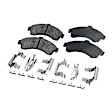 9-Piece Kit Front, Driver and Passenger Side, Upper and Lower Control Arm Kit, Includes (1) Brake Pad Set, (4) Control Arm, (2) Brake Disc and (2) Axle Assembly