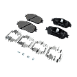 2006 Toyota Sienna Limited - 2-Wheel Set Front Brake Disc and Pad Kit, Cross-drilled and Slotted, 5 Lugs, 296 mm, Ceramic, 3.3L 6Cyl, Pro-Line Series  Includes (2) Disc and (1) Pad Set