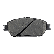 2006 Toyota Sienna Limited - 2-Wheel Set Front Brake Disc and Pad Kit, Cross-drilled and Slotted, 5 Lugs, 296 mm, Ceramic, 3.3L 6Cyl, Pro-Line Series  Includes (2) Disc and (1) Pad Set