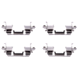 2015 Nissan Pathfinder - 4-Piece Kit Front Brake Disc and Pad Kit, Cross-drilled and Slotted, 5 Lugs, Ceramic, 3.5L 6Cyl, Pro-Line Series  Includes (2) Brake Disc and (1) Brake Pad Set