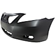 2-Piece Kit Front Primed Bumper Cover, USA Built Vehicle, Includes (1) Bumper Cover and (1) Grille