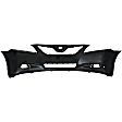 2-Piece Kit Front Primed Bumper Cover, USA Built Vehicle, Includes (1) Bumper Cover and (1) Grille