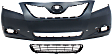 2-Piece Kit, Front Primed Bumper Cover, USA Built Vehicle, Includes (1) Bumper Cover and (1) Bumper Grille