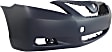 2-Piece Kit, Front Primed Bumper Cover, Japan Built Vehicle, Includes (1) Bumper Cover and (1) Grille