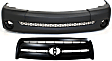 2006 Toyota Tundra Base - 2-Piece Kit Front Primed Bumper Cover,  (Regular Cab), Standard Cab Pickup,  Includes (1) Bumper Cover and (1) Grille