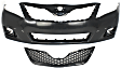 2-Piece Kit, Front Primed Bumper Cover, USA Built Vehicle, Includes (1) Bumper Cover and (1) Grille