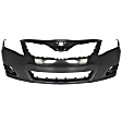 2-Piece Kit Front Primed Bumper Cover, USA Built Vehicle, Includes (1) Bumper Cover and (1) Grille