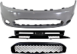 3-Piece Kit, Front Primed Bumper Cover, Includes (1) Bumper Cover, (1) Bumper Grille, and (1) Grille