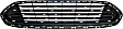 2015 Ford Fusion - 3-Piece Kit Front Primed Bumper Cover, For Models Without Active Park Assist System, CAPA Certified  Includes (1) Bumper Cover, (1) Bumper Grille, and (1) Grille