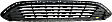 2015 Ford Fusion - 3-Piece Kit Front Primed Bumper Cover, For Models Without Active Park Assist System, CAPA Certified  Includes (1) Bumper Cover, (1) Bumper Grille, and (1) Grille