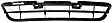 2006 Honda Accord - 3-Piece Kit Front Primed Bumper Cover, Sedan,  Includes (1) Bumper Cover, (1) Bumper Grille, and (1) Grille