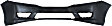 2014 Honda Accord - 3-Piece Kit Grille, Painted Black, Sedan, CAPA Certified  Includes (1) Bumper Cover, (1) Bumper Grille, and (1) Grille