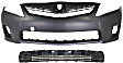 2-Piece Kit, Front Primed Bumper Cover, Includes (1) Bumper Cover and (1) Bumper Grille