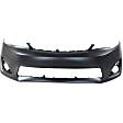 2012 Toyota Camry - 2-Piece Kit Front Primed Bumper Cover,  Includes (1) Bumper Cover and (1) Grille