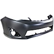 2012 Toyota Camry - 2-Piece Kit Front Primed Bumper Cover,  Includes (1) Bumper Cover and (1) Grille