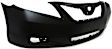 2-Piece Kit, Front Primed Bumper Cover, USA Built Vehicle, CAPA Certified, Includes (1) Bumper Cover and (1) Bumper Grille