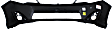 2013 Toyota Camry - 2-Piece Kit Front Primed Bumper Cover, CAPA Certified  Includes (1) Bumper Cover and (1) Bumper Grille
