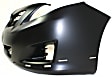 2009 Toyota Corolla - 2-Piece Kit Front Primed Bumper Cover, For Models With Spoiler Holes, North America Built Vehicle,  Includes (1) Bumper Cover and (1) Bumper Grille