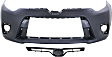 2-Piece Kit Front Primed Bumper Cover, Fits CE/L/LE/LE Eco Sub-Models Only, Without Chrome Grille Surround,  Includes (1) Bumper Cover and (1) Grille