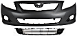 2-Piece Kit, Front Primed Bumper Cover, CAPA Certified, Includes (1) Bumper Cover and (1) Bumper Grille