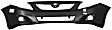 2010 Toyota Corolla - 2-Piece Kit Front Primed Bumper Cover, For Models Without Spoiler Holes, Japan or North America Built Vehicle, CAPA Certified  Includes (1) Bumper Cover and (1) Grille