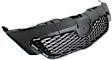 2010 Toyota Corolla - 2-Piece Kit Front Primed Bumper Cover, For Models Without Spoiler Holes, Japan or North America Built Vehicle, CAPA Certified  Includes (1) Bumper Cover and (1) Grille