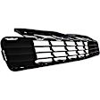2010 Toyota Prius - 2-Piece Kit Front Primed Bumper Cover, Includes (1) Bumper Cover and (1) Bumper Grille