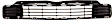 2-Piece Kit, Front Primed Bumper Cover, For Models With LED Headlights, CAPA Certified, Includes (1) Bumper Cover and (1) Bumper Grille