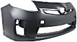 2010-2011 Toyota Prius - 2-Piece Kit, Front Primed Bumper Cover, CAPA Certified, Includes (1) Bumper Cover and (1) Bumper Grille