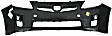 2010-2011 Toyota Prius - 2-Piece Kit, Front Primed Bumper Cover, CAPA Certified, Includes (1) Bumper Cover and (1) Bumper Grille