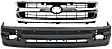 1998 Toyota Tacoma - 2-Piece Kit Grille Chrome Shell with Painted Black Insert, Includes (1) Valance and (1) Grille Assembly