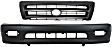 1998-2000 Toyota Tacoma - 2-Piece Kit, Front Textured Bumper Cover, RWD, For Models Without Pre Runner, Includes (1) Bumper Cover and (1) Grille