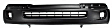 1998-2000 Toyota Tacoma - 2-Piece Kit, Front Primed Bumper Cover, Includes (1) Bumper Cover and (1) Grille