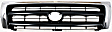 1998-2000 Toyota Tacoma - 2-Piece Kit, Front Primed Bumper Cover, Includes (1) Bumper Cover and (1) Grille