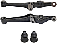 4-Piece Kit Front, Driver and Passenger Side, Lower Control Arm Kit, Includes (2) Ball Joint and (2) Control Arm