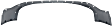 1996 Dodge Ram 1500 - 4-Piece Kit Front Bumper, Old Body Style, Chrome,  Includes (1) Bumper, (2) Bumper Cover, and (1) Valance