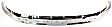 1996 Dodge Ram 1500 - 4-Piece Kit Front Bumper, Old Body Style, Chrome,  Includes (1) Bumper, (2) Bumper Cover, and (1) Valance